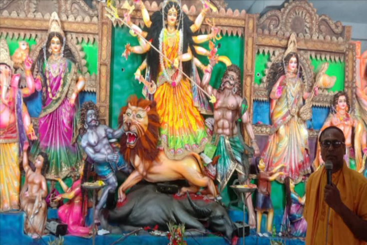আজ হিন্দুদের শারদীয় দূর্গাপূজার নবরাত্রির মহানবমী 